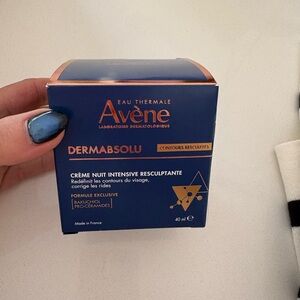 Avène DermAbsolu Intensive Night Cream - Blue and Orange